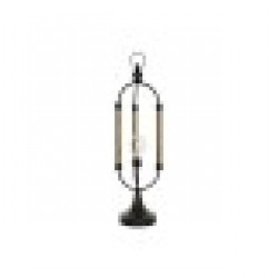 Luminous Decoration DKD Home Decor Черен Златен Метал LED (18 x 18 x 61 cm) - Decorațiuni