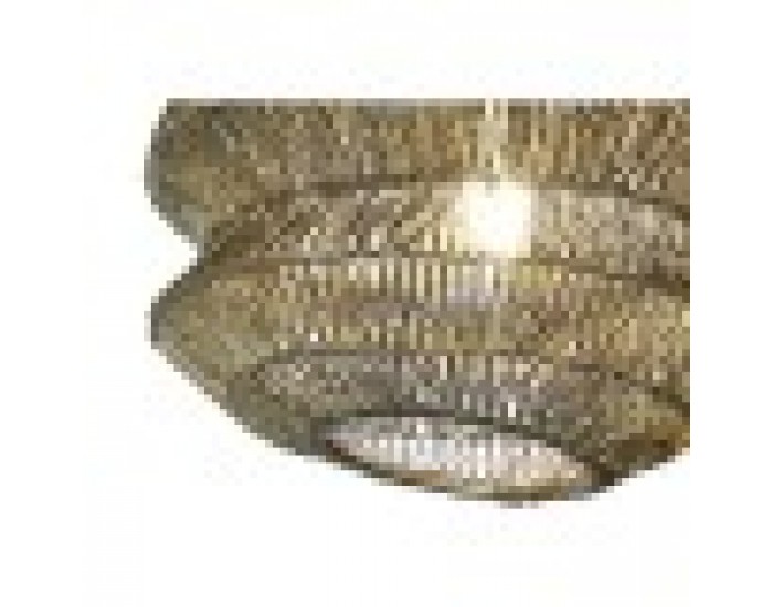 Полилей Home ESPRIT Златен Метал Желязо 50 W 26 x 26 x 24 cm