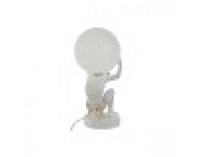 Настолна лампа Home ESPRIT Бял Златен Смола Пластмаса 220 V 14 x 14 x 32 cm