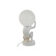 Настолна лампа Home ESPRIT Бял Златен Смола Пластмаса 220 V 14 x 14 x 32 cm