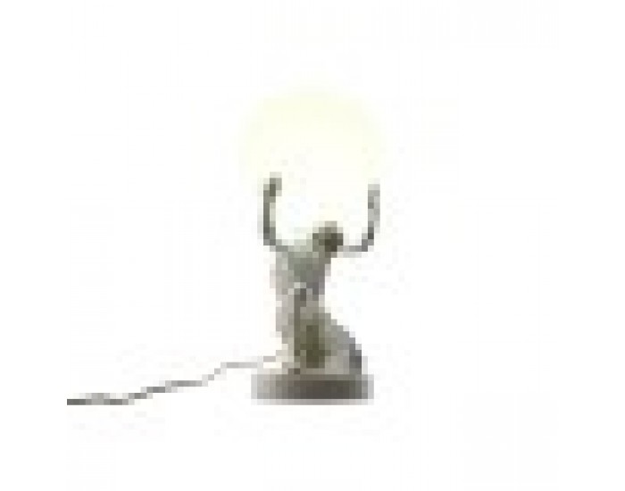 Настолна лампа Home ESPRIT Бял Златен Смола Пластмаса 220 V 14 x 14 x 32 cm