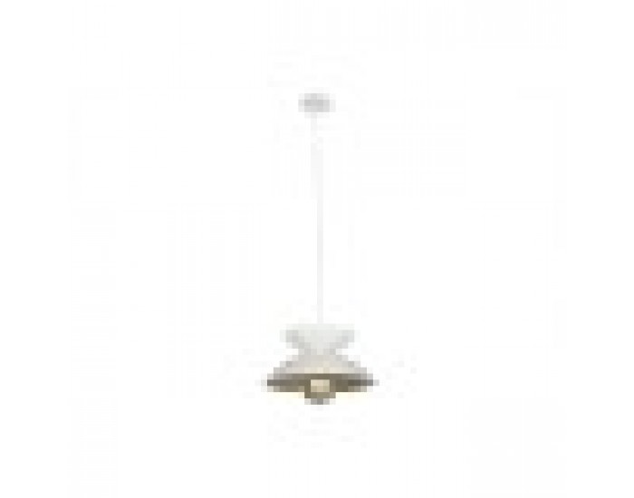 Полилей Home ESPRIT Бял Златен Метал 50 W 36 x 36 x 22 cm