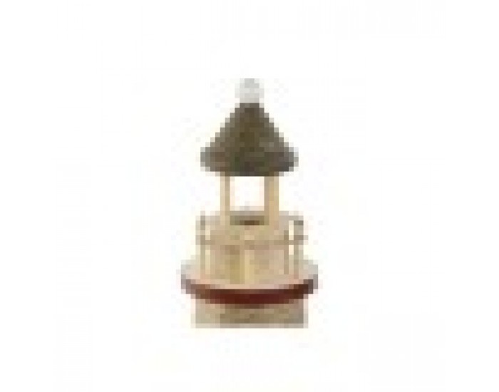 Ярка декорация Home ESPRIT Дървен Алуминий Фар 20 x 20 x 30,5 cm (2 броя)