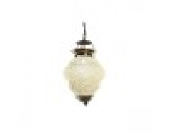Полилей DKD Home Decor Кристал Метал Бял 25 W (23 x 23 x 33 cm)