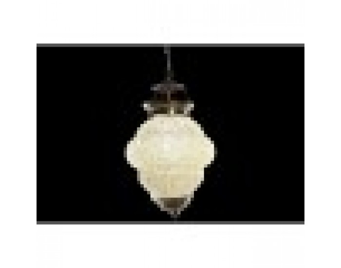 Полилей DKD Home Decor Кристал Метал Бял 25 W (23 x 23 x 33 cm)