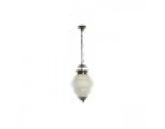 Полилей DKD Home Decor Кристал Метал Бял 25 W (23 x 23 x 33 cm)