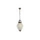 Полилей DKD Home Decor Кристал Метал Бял 25 W (23 x 23 x 33 cm)