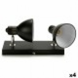 Полилей Grundig E14 40 W Черен Метал 15 x 9 x 32 cm (4 броя) - Grundig