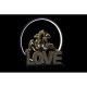 Luminous Decoration DKD Home Decor Love Заек Смола LED (30 x 11 x 31,5 cm)