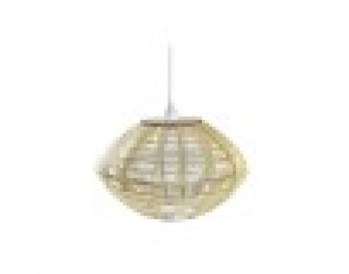 Полилей DKD Home Decor Естествен Златен Кафяв Бамбук 50 W (42 x 42 x 26 cm)