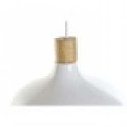 Полилей DKD Home Decor 35,5 x 35,5 x 21 cm Метал Кафяв Бял 50 W Бор - Corpuri de iluminat