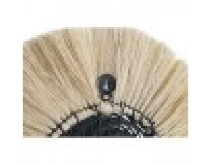 Стенна лампа DKD Home Decor Естествен Черен Колониален Желязо 220 V 25 W Юта (42 x 9 x 42 cm)