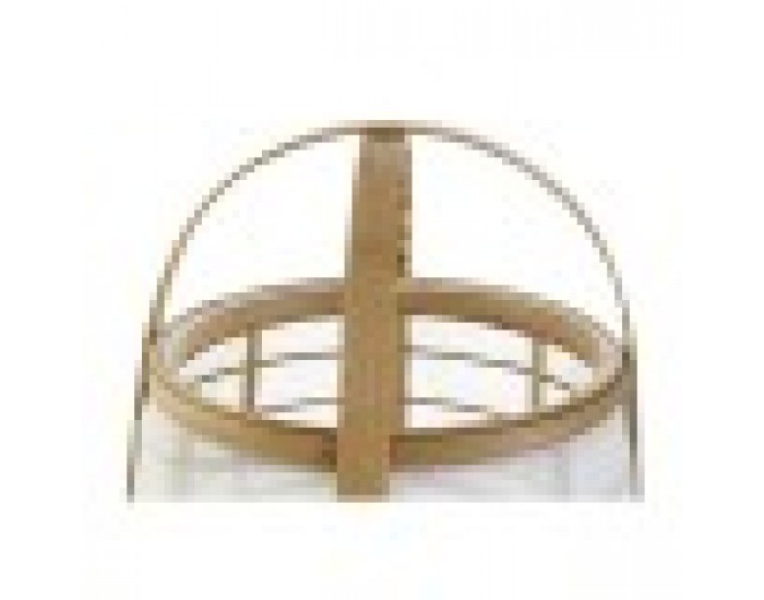 Настолна лампа DKD Home Decor лен Бял Бамбук 220 V 40 W (32 x 32 x 45.5 cm)