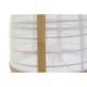Настолна лампа DKD Home Decor лен Бял Бамбук 220 V 40 W (32 x 32 x 45.5 cm)
