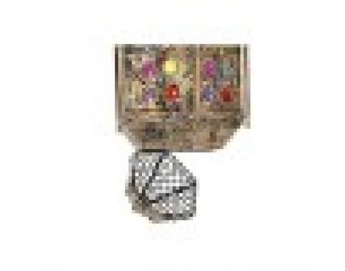 Полилей Home ESPRIT Многоцветен Златен Метал 50 W 29 x 26 x 105 cm