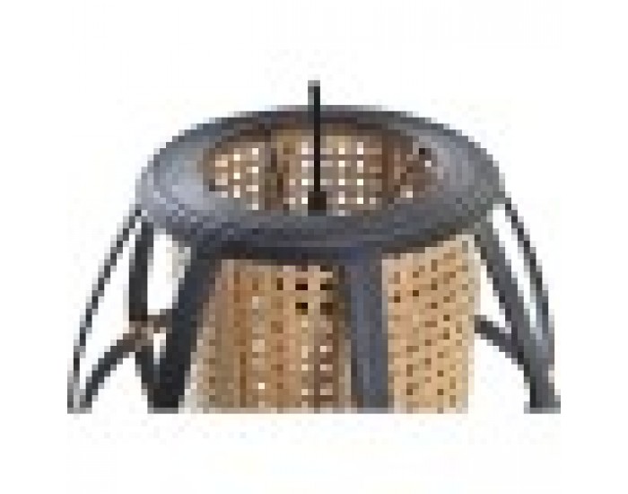 Полилей DKD Home Decor Черен Кафяв 220 V 50 W (34 x 34 x 35 cm)