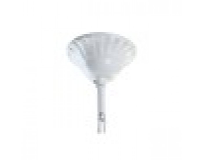 Полилей DKD Home Decor 28 x 28 x 44 cm Метал Бял Многоцветен 50 W