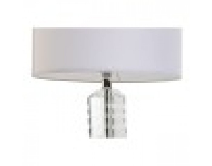 Настолна лампа Home ESPRIT Бял Кристал 50 W 220 V 25 x 25 x 42 cm