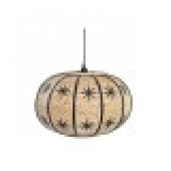 Полилей DKD Home Decor Кафяв Черен 50 W 50 x 50 x 31 cm - Corpuri de iluminat