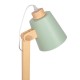 Настолна лампа DKD Home Decor Зелен Розов Естествен Дървен Метал 50 W 220 V 18 x 20 x 45 cm 15 x 20 x 50 cm (2 броя)