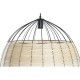 Полилей DKD Home Decor Черен Кафяв 220 V 50 W (50 x 50 x 42 cm)