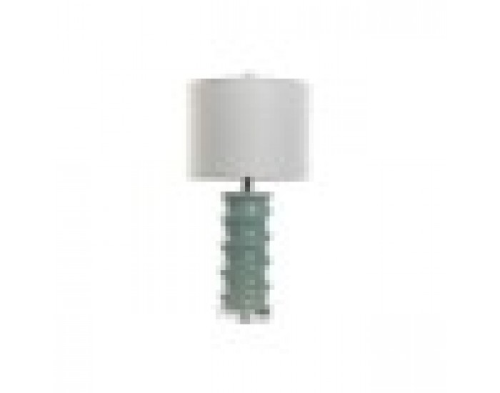 Настолна лампа Home ESPRIT Бял Небесно синьо 50 W 220 V