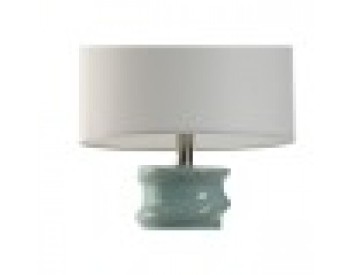 Настолна лампа Home ESPRIT Бял Небесно синьо 50 W 220 V