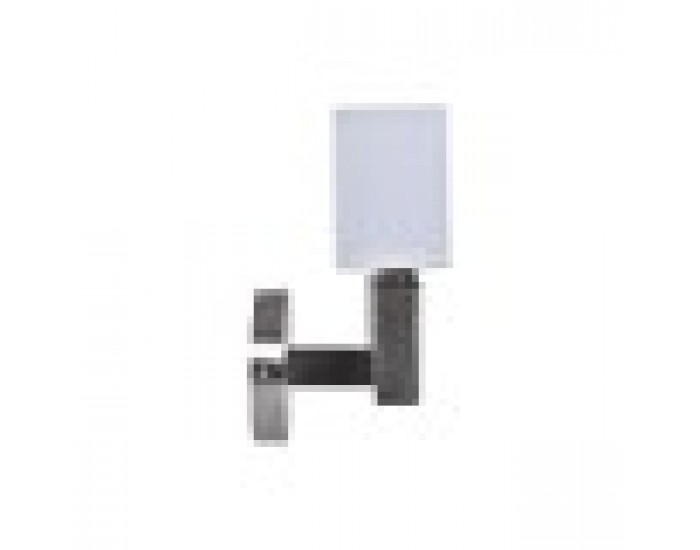 Стенна лампа DKD Home Decor Сребрист Метал полиестер Бял 220 V 40 W (25 x 14 x 24 cm)