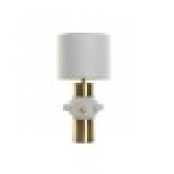 Настолна лампа Home ESPRIT Бял Златен 50 W 220 V - Corpuri de iluminat