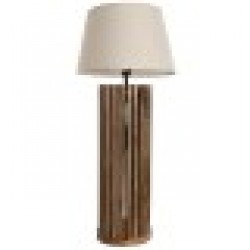 Настолна лампа Home ESPRIT Кафяв Дърво манго 50 W 220 V 23 x 23 x 72 cm - Corpuri de iluminat