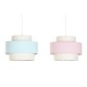 Полилей DKD Home Decor Зелен Светло розово 50 W (40 x 40 x 30 cm) (2 броя)