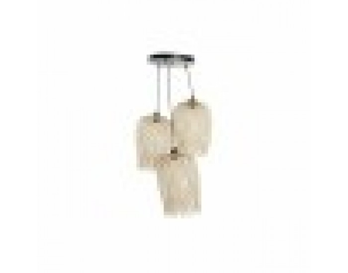 Полилей DKD Home Decor Черен Светло кафяв Метал Бамбук 50 W Тропически 220 V 30 x 30 x 94 cm