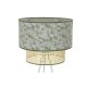 Лампион DKD Home Decor Метал полиестер Бял Зелен 220 V 50 W (40 x 40 x 129 cm)