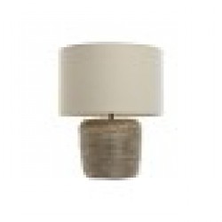 Настолна лампа Home ESPRIT Бял Кафяв 50 W 220 V 38 x 38 x 47 cm - Corpuri de iluminat
