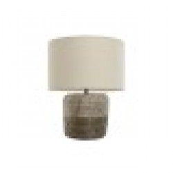 Настолна лампа Home ESPRIT Бял Кафяв 50 W 220 V 38 x 38 x 47 cm - Corpuri de iluminat