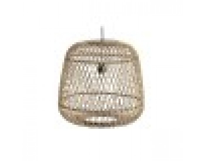 Полилей DKD Home Decor Светло кафяв Pатан (44 x 44 x 41 cm)