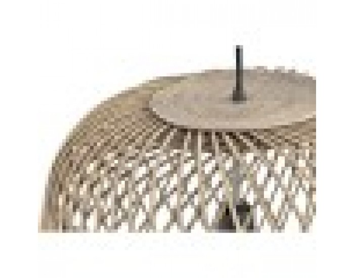 Полилей DKD Home Decor Светло кафяв Pатан (44 x 44 x 41 cm)