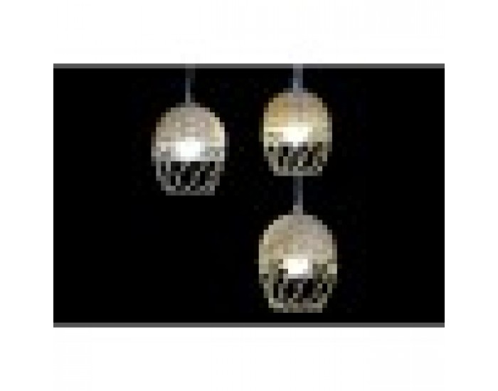 Полилей DKD Home Decor Бял Светло кафяв 220 V 50 W (38 x 38 x 75 cm)