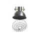 Полилей DKD Home Decor Сребрист Кафяв Сребро 50 W (31 x 31 x 44 cm)