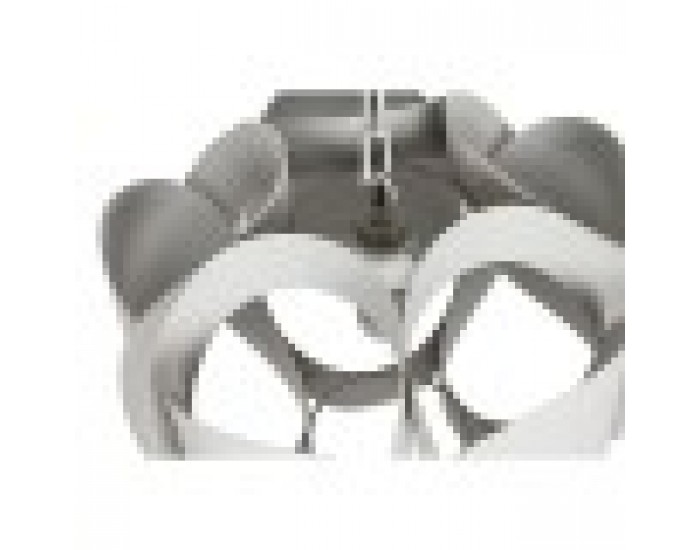 Полилей Home ESPRIT Бял Метал 50 W 42 x 42 x 36 cm