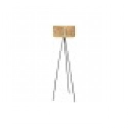 Лампион DKD Home Decor Кафяв Черен Метал Рафия 50 W 220 V 56 x 46 x 140 cm - Veioze