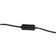 Лампион DKD Home Decor Кафяв Черен Метал Рафия 50 W 220 V 56 x 46 x 140 cm