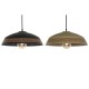Полилей DKD Home Decor Кафяв Черен Сметана Метал 50 W 42 x 42 x 24 cm (2 броя)