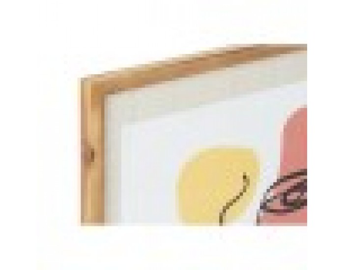Картина DKD Home Decor Кристал Абстрактен Дървен MDF (2 pcs) (55 x 2 x 70 cm)