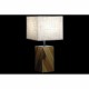Настолна лампа DKD Home Decor 25,5 x 25,05 x 52 cm Ела Естествен Бежов Метал Сметана 220 V 60 W 25 x 25 x 21 cm (2 броя)