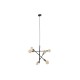 Полилей DKD Home Decor 60 x 52 x 50 cm Черен Златен Метал 50 W