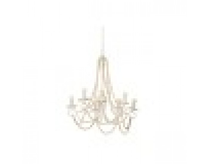 Полилей Home ESPRIT Бял Светло кафяв Дървен Метал 25 W 60 x 53 x 55 cm