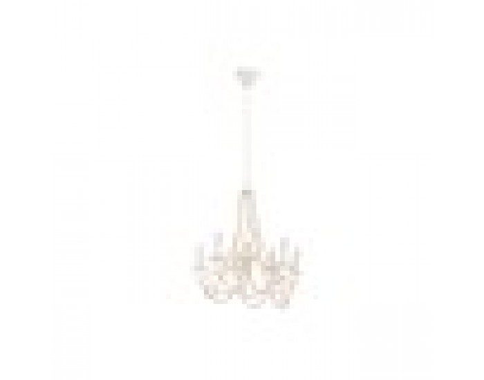 Полилей Home ESPRIT Бял Светло кафяв Дървен Метал 25 W 60 x 53 x 55 cm