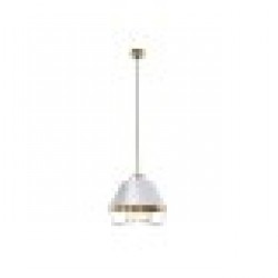 Полилей DKD Home Decor Златен Метал Бял PVC 38 x 38 x 32 cm 50 W - Corpuri de iluminat