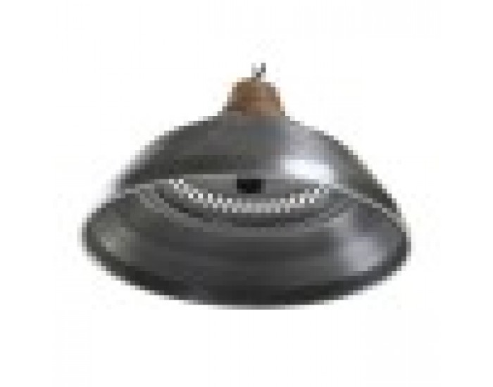 Полилей DKD Home Decor Сребрист Кафяв Желязо Дърво манго 50 W (43 x 43 x 31 cm)